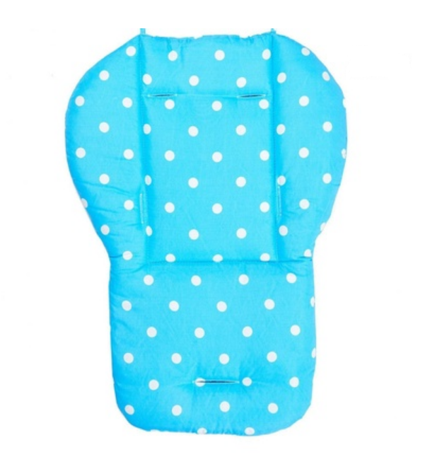 Pink Blue Polka Dot Cushion Pad Mat Seat Liner Cover For OXO High Chairs Baby