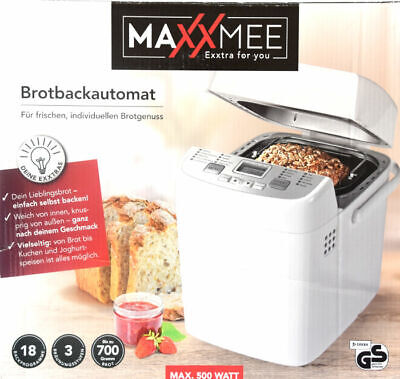 Brotbackautomat MAXXMEE Backautomat backformen 18 digitale Backprogramme NEU *