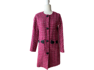 Kate spade pink tweed cheap jacket