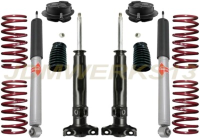 KYB SHOCKS Strut Mounts Boots VOGTLAND LOWERING SPRINGS KIT for HONDA HRV 16 -22
