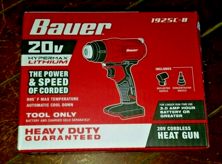 Bauer 20V Hypermax Lithium Cordless Heat Gun Tool