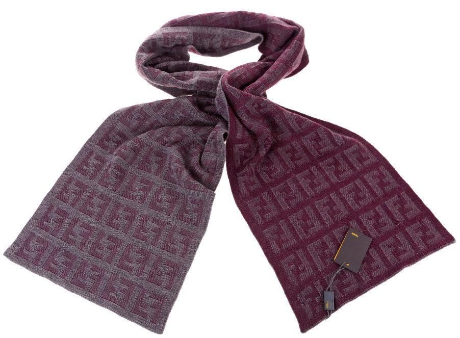 Fendi Men's 100% Bufanda de Lana