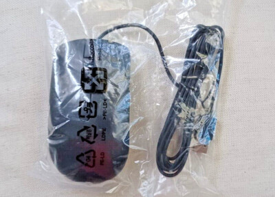 New Genuine Dell USB Optical Scroll Wheel Black Mouse Model MS116