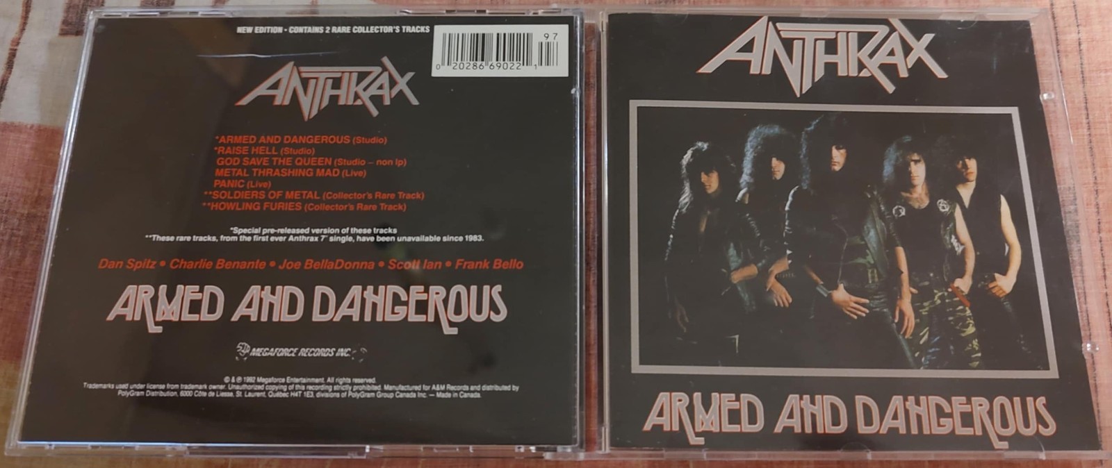 ANTHRAX – ARMED AND DANGEROUS – 85/92 MEGAFORCE 20286 6902-2