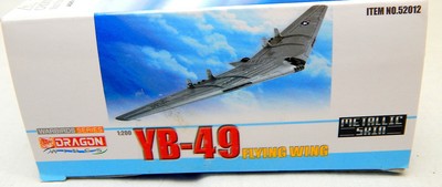 Dragon 1/200th Scale YB-49 FLYING WING Model Built Kit Metallic Skin 52012 NEW!