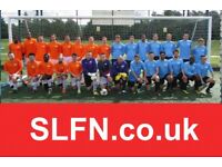 Looking for new football players for 11 aside football team. South London soccer