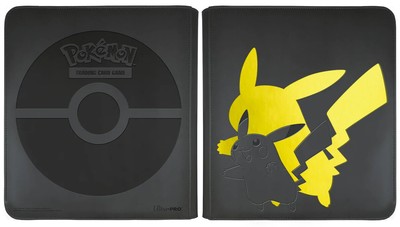 Элитная серия: Pikachu 12-Карманный чехол на молнии для покемонов