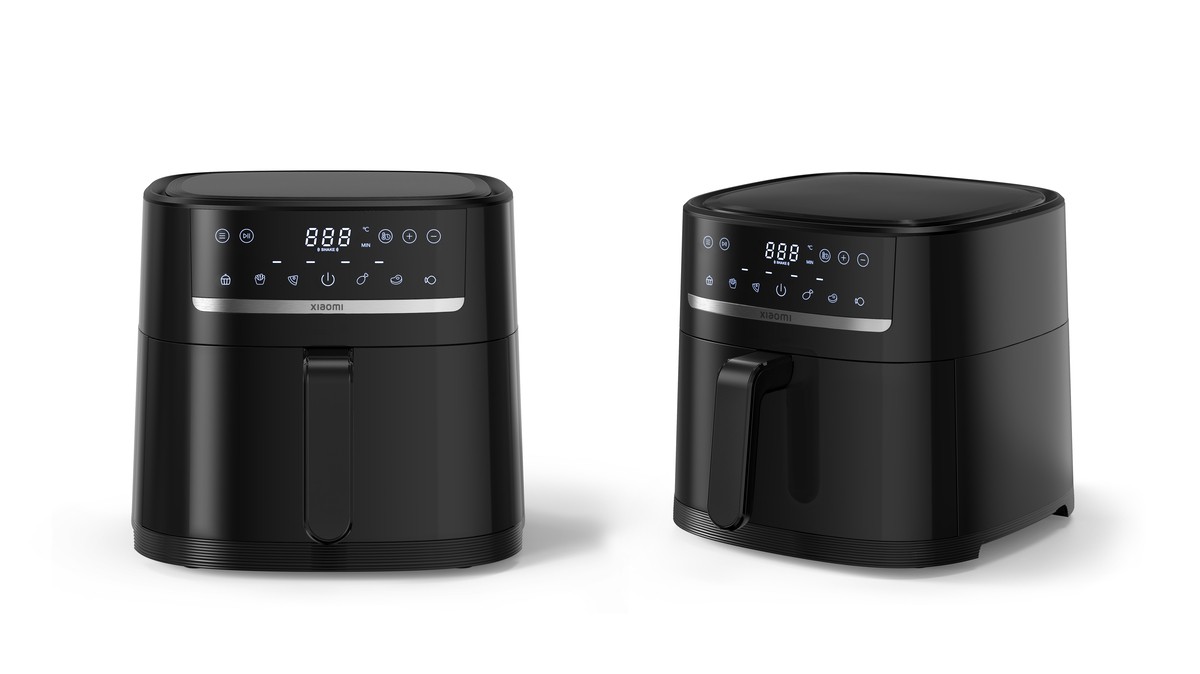 XIAOMI Air Fryer 6L, Heißluftfritteuse XXL, 1500W 40°-200° Schwarz 