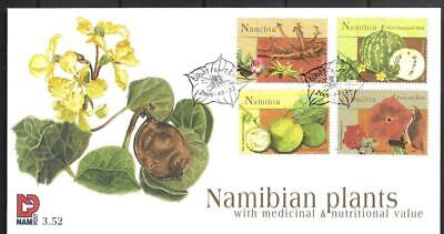 NAMIBIA, 2005 PLANTS WITH MEDICINAL VALUE IN  NAMIBIA ILLUSTRATED FDC,