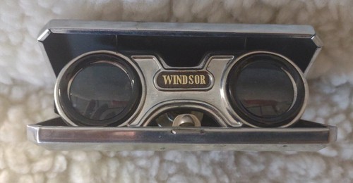 【レア】OXFORD Model 10K5 8Ω×2 Windsor Vintage Opera Glass Coated Lenses Folding Binoculars