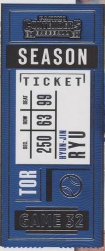 2020 Panini Contenders - Hyun-jin Ryu #11