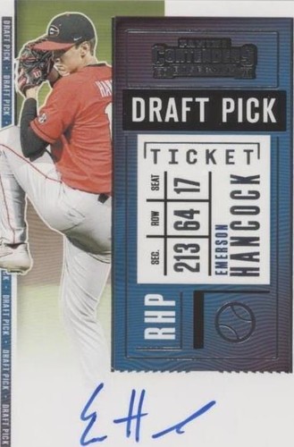 2020 Panini Contenders - Emerson Hancock #DPT-EM