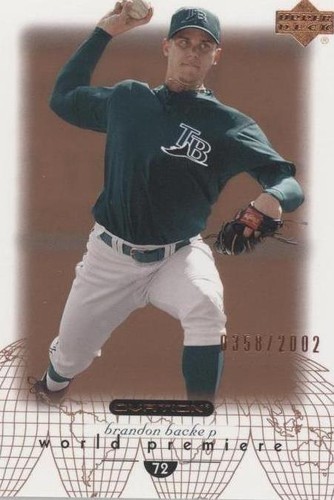 2002 Upper Deck Ovation - Brandon Backe #66