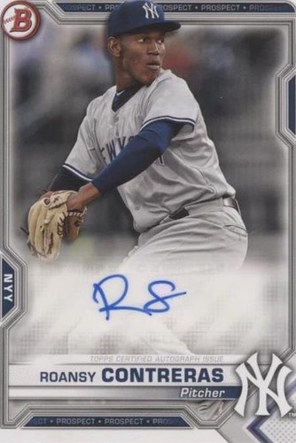 2021 Bowman - Roansy Contreras #PAPR-RC