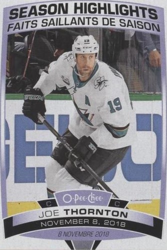 2019-20 O-Pee-Chee - Joe Thornton #595