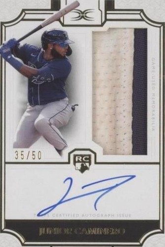 2024 Topps Definitive Collection - Junior Caminero #DRPC-JCA