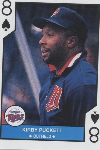 1990 U.S. Playing Cards Major League All-Stars - Kirby Puckett #8S