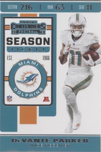 2019 Panini Contenders Devante Parker #8