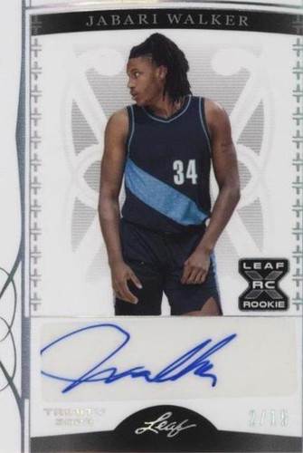 2022-23 Leaf Trinity - Jabari Walker #BA-JW1