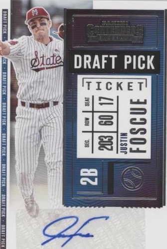 2020 Panini Contenders - Justin Foscue #DPT2-JF