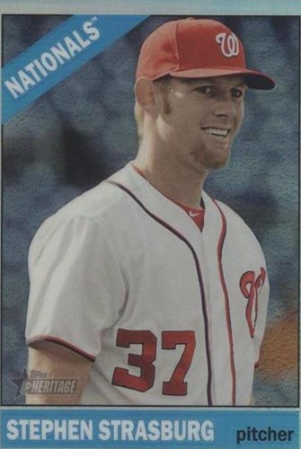 2015 Topps Heritage - Stephen Strasburg #THC-498