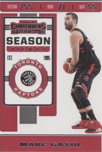 2019-20 Panini Contenders - Marc Gasol #76