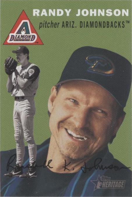 2003 Topps Heritage - Randy Johnson #80