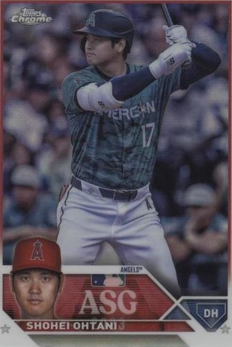 2018 Topps Chrome Update Shohei Ohtani Pink Refractor #HMT32