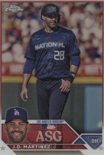 2023 Topps Chrome Update Series - J.D. Martinez #ASGC-33