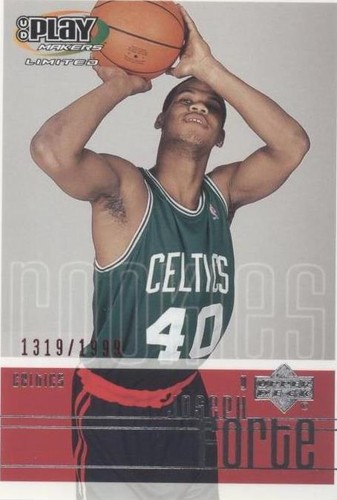 2001-02 UD Playmakers Limited - Joseph Forte #129