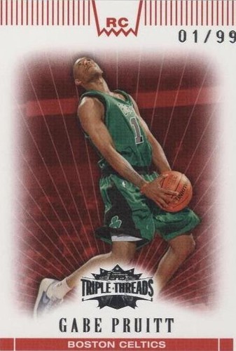 2007-08 Topps Triple Threads - Gabe Pruitt #120