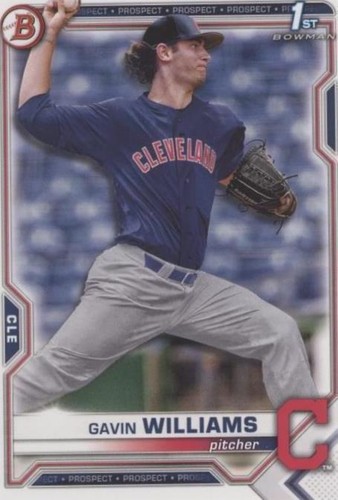 2021 Bowman Draft - Gavin Williams #BD-93