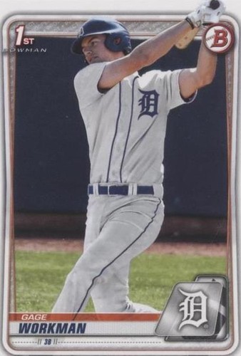 Gage Workman Trading Cards