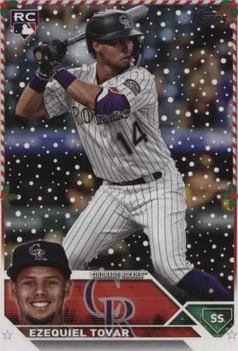 2023 Topps Holiday - Ezequiel Tovar #H90