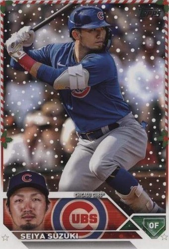 2023 Topps Chrome #168 Seiya Suzuki Purple Sonar Refractors