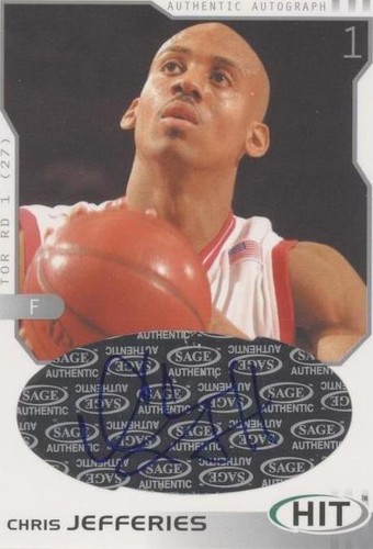2002-03 SAGE Hit - Chris Jefferies #H27