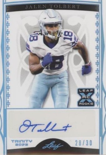 2022 Leaf Trinity Jalen Tolbert #BA-JT1