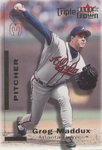 2001 Fleer Triple Crown - Greg Maddux #158