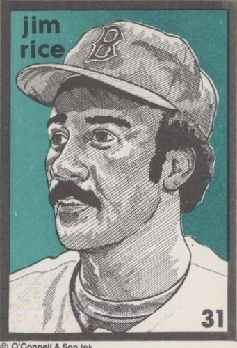 1984 O'Connell & Son Ink Series 1 - Jim Rice #31