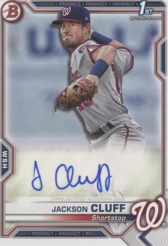 2021 Bowman - Jackson Cluff #PAPR-JC