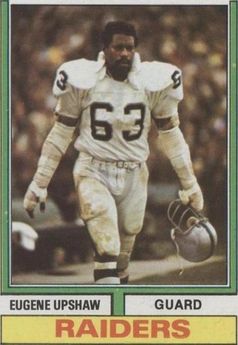 1974 Topps Parker Brothers Pro Draft Gene Upshaw #65