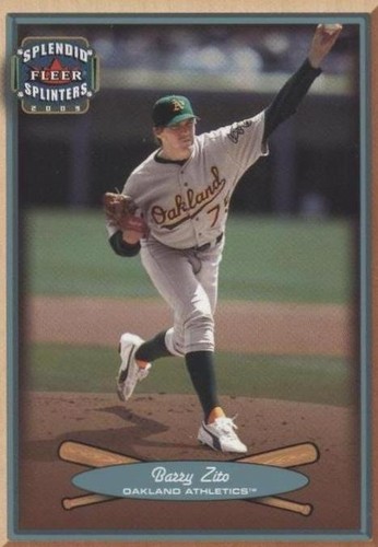 2003 Fleer Splendid Splinters - Barry Zito #35