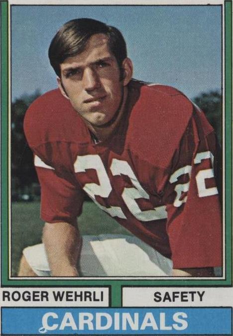 1974 Topps Roger Wehrli #421