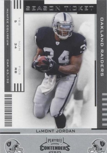 2005 Playoff Contenders LaMont Jordan #71