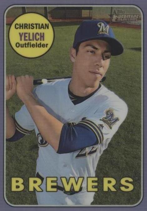 2018 Topps Heritage High Number - Christian Yelich #THC-720