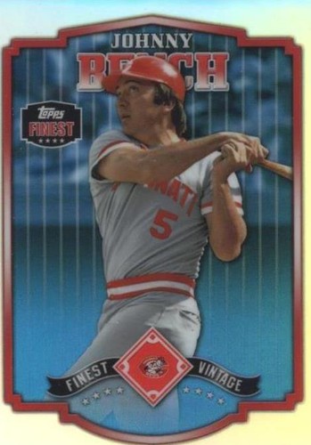2014 Topps Finest - Johnny Bench #FV-JB