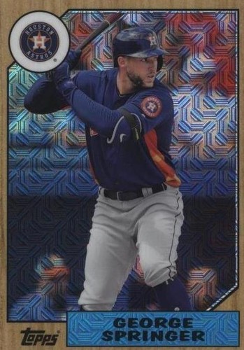 2022 TOPPS CHROME SILVER PACKS GEORGE SPRINGER BLUE JAYS