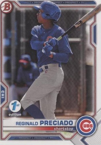 2021 Bowman Draft 1st Edition - Reginald Preciado #BD-199