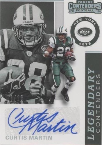2019 Panini Contenders Curtis Martin #LC-CM