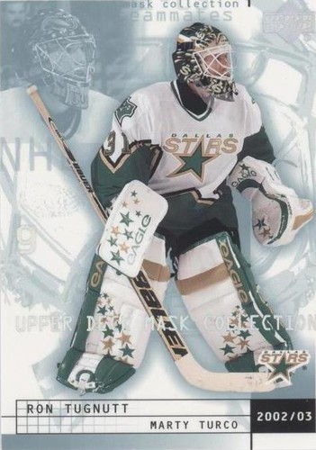 2002-03 Upper Deck Mask Collection - Marty Turco Ron Tugnutt #27